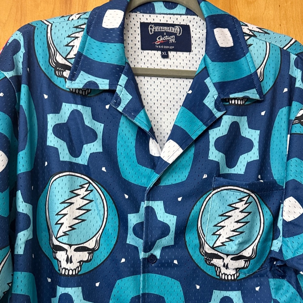 Grateful Dead Blue Graphic Men's Shirt
